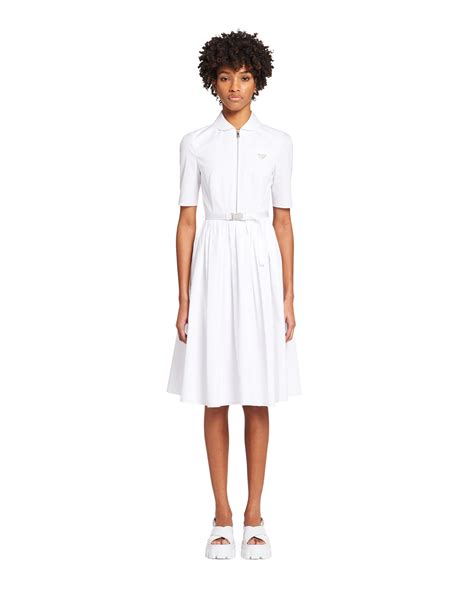 prada dress white strapless|Prada men's dress shirt white.